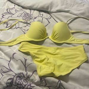 Yellow Aerie Bikini size medium